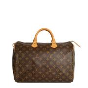 Louis Vuitton Vintage Pre-owned Laeder handvskor Brown, Dam