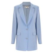 Kocca Stiliga Blazers för en Chic Look Blue, Dam