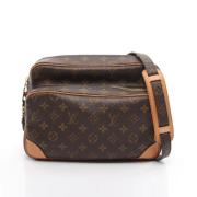 Louis Vuitton Vintage Pre-owned Canvas crossbodyvskor Brown, Dam