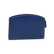 Louis Vuitton Vintage Pre-owned Laeder louis-vuitton-vskor Blue, Dam