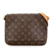 Louis Vuitton Vintage Pre-owned Canvas louis-vuitton-vskor Brown, Dam