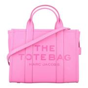 Marc Jacobs Rosa Båge Läder Toteväska Pink, Dam