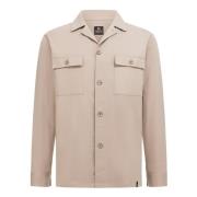 Boggi Milano Bomull och Tencel? Overshirt Beige, Herr