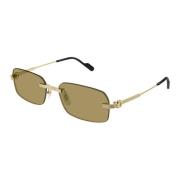 Cartier Ct0271S 009 Sunglasses Yellow, Herr