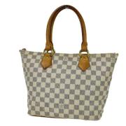 Louis Vuitton Vintage Pre-owned Canvas louis-vuitton-vskor White, Dam