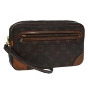 Louis Vuitton Vintage Pre-owned Canvas louis-vuitton-vskor Brown, Dam