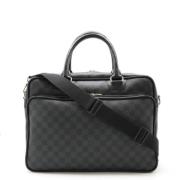 Louis Vuitton Vintage Pre-owned Canvas portfljer Black, Herr