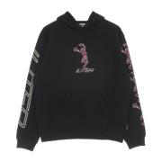 Iuter Svart Skeleton Hoodie Långärmad Sweatshirt Black, Herr