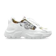 Versace Jeans Couture Sneakers med barocktryck White, Dam