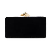 Dsquared2 Velvet clutch Black, Dam