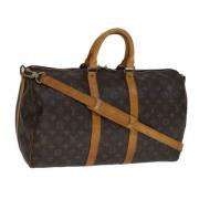 Louis Vuitton Vintage Pre-owned Canvas resvskor Brown, Dam