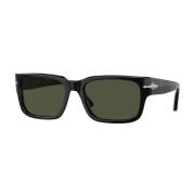 Persol Eleganta solglasögon i högkvalitativt acetat Black, Unisex