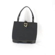 Yves Saint Laurent Vintage Pre-owned Nylon handvskor Black, Dam