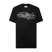 Philipp Plein Kristallmönster Svart T-shirt Black, Herr