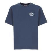 Kenzo Blå Bomull T-shirt med Broderat Logotyp Blue, Herr