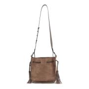 Isabel Marant Brun Crossbody-väska med Tassel Brown, Dam