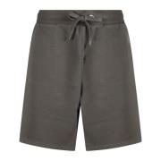 Ami Paris Bomulls Sports Shorts med Dragsko i Midjan Gray, Herr