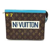 Louis Vuitton Vintage Pre-owned Bomull louis-vuitton-vskor Brown, Dam