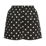 Moschino Shorts med polka dot mönster Black, Dam