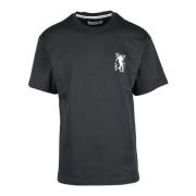 Bikkembergs Bomull T-shirt Black, Herr