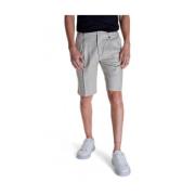 Antony Morato Beige Linne Plisserade Shorts Gray, Herr