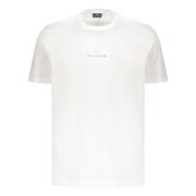 Paul & Shark Logodetalj Bomull T-shirt White, Herr