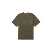 Supreme Cracked Arc Olive T-shirt Green, Herr