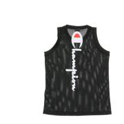 Champion Svart dam tanktopp basketbollstil Black, Dam