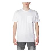 New Balance Vit Herr T-shirt White, Herr