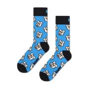 Happy Socks Doggo Mönstrade Strumpor Blue, Unisex