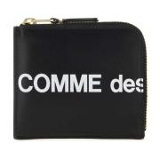 Comme des Garçons Svart lädermyntfodral Plånböcker Black, Dam