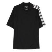 Y-3 Bomull T-shirt Black, Herr