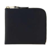 Comme des Garçons Midnight Blue Leather Wallet Blue, Herr