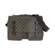 Louis Vuitton Vintage Pre-owned Canvas axelremsvskor Brown, Herr