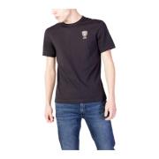 Blauer Svart Enkel Kortärmad T-shirt Black, Herr