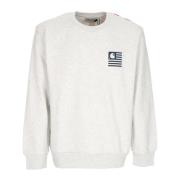 Carhartt Wip Lätt Crewneck Sweatshirt Ash Heather Gray, Herr