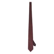 Corneliani Sidens Jacquard Slips Brown, Herr