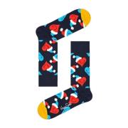 Happy Socks Julhjärtor Crew Socks Multicolor, Dam