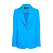 Elena Mirò Blazer i Milano-Rib Blue, Dam