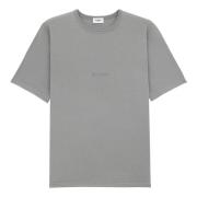 Saint Laurent Crewneck T-Shirt Gray, Herr