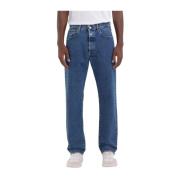 Replay Straight Fit Jeans Blue, Herr