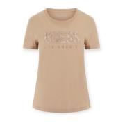 Guess Bomull T-shirt Beige, Dam