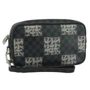 Louis Vuitton Vintage Pre-owned Canvas kuvertvskor Black, Dam