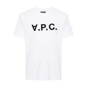 A.P.C. Vit T-shirts och Polos Kollektion White, Dam