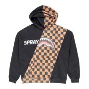 SPRAYGROUND Hoodie med huva Multicolor, Herr