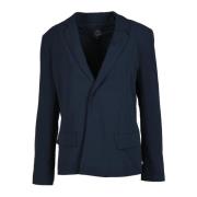 Armani Exchange Öppen Blazer Jacka Polyester Modell Blue, Dam