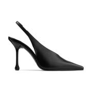 Jimmy Choo Klassiska Svarta Slingback Pumps Black, Dam