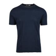 Kangra Bomullstickad T-shirt Blue, Herr