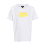 A.P.C. Bomull T-shirt Gray, Herr