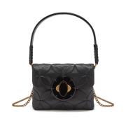 MALIPARMI Liten Rygglättnad Crossbody Väska Black, Dam